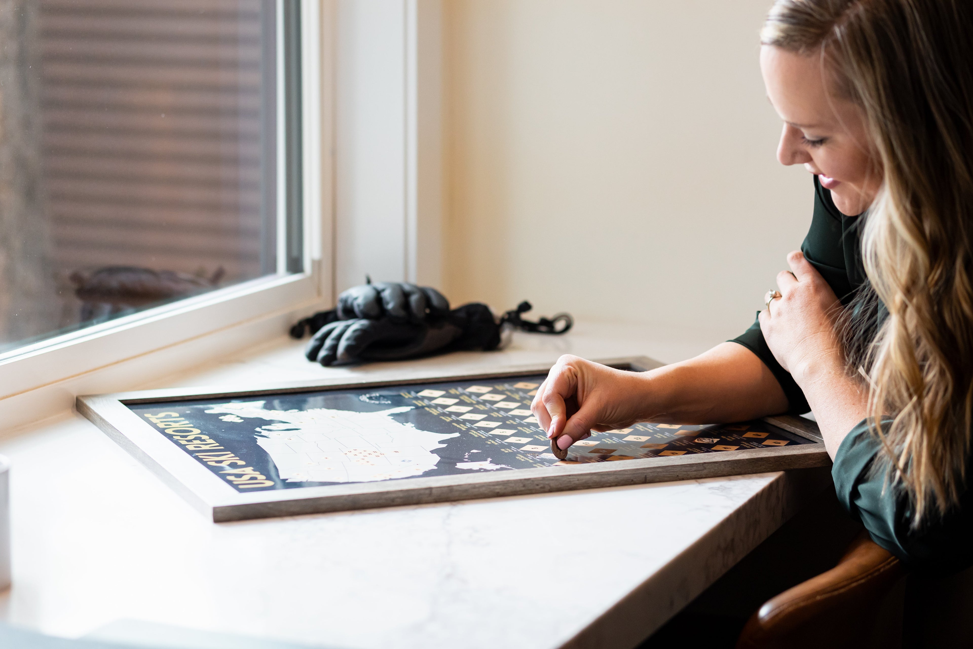 Ski & Snowboard Scratch-Off Posters