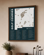 Top 50 New Mexico Public Golf Courses Scratch-Off Map