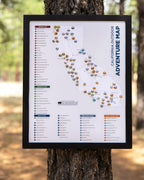 California Outdoor Adventure Scratch-Off Map