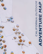 California Outdoor Adventure Scratch-Off Map