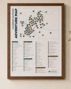 Colorado Outdoor Adventure Scratch-Off Adventure Map