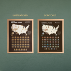 US National Parks Scratch-Off Map