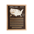 US National Parks Scratch-Off Map