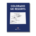 Colorado Ski Resorts Scratch-Off Map