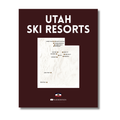 Utah Ski Resorts Scratch-Off Map