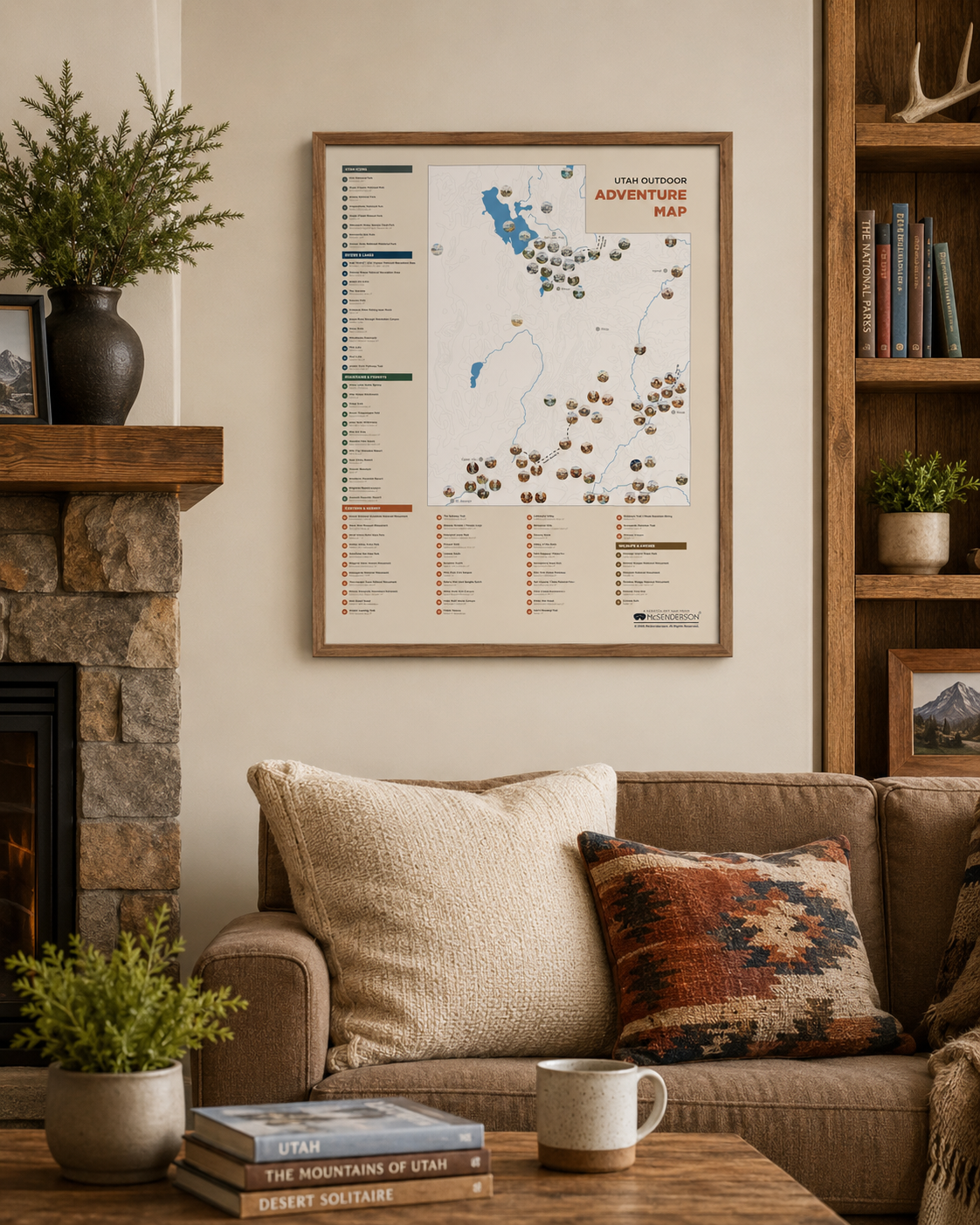 Utah Outdoor Adventure Map [Presale]