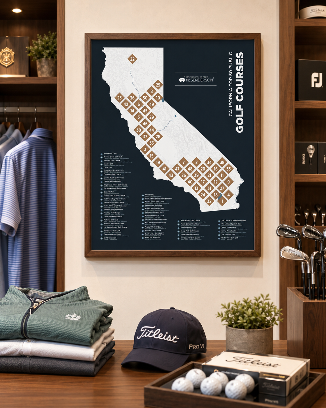 Top 50 California Public Golf Courses-Presale