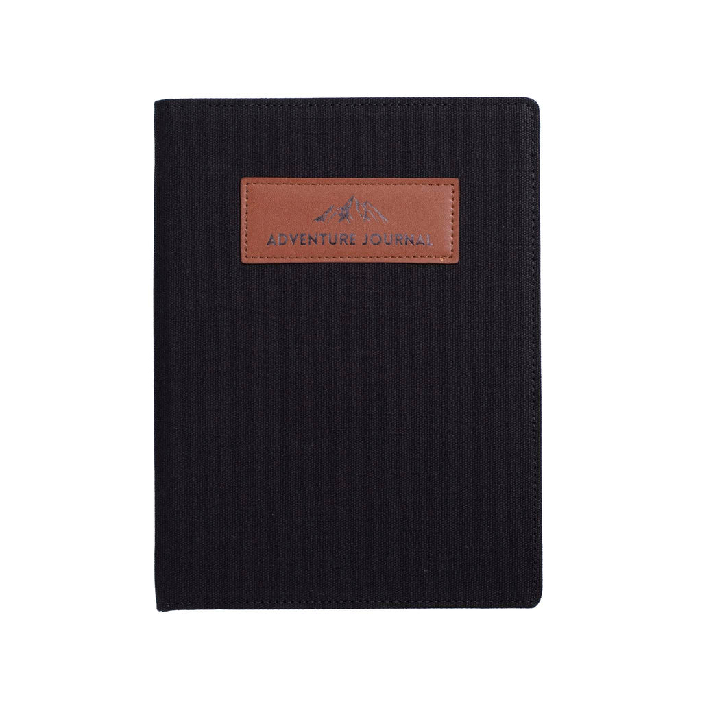 Adventure Journal – Canvas and Vegan Leather Refillable Travel Notebook (80 Pages)