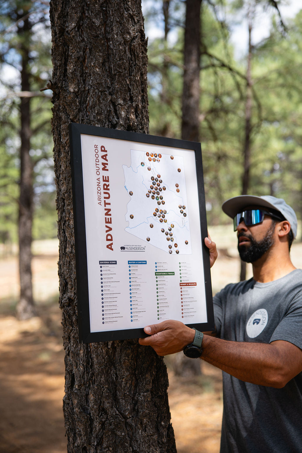 Arizona Outdoor Adventure Scratch- Off Map